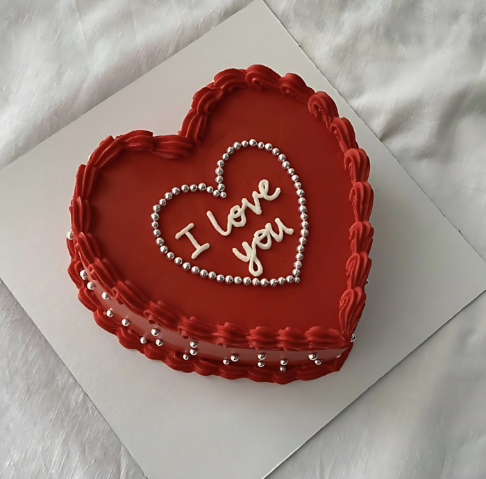 I Love You Heart Cake