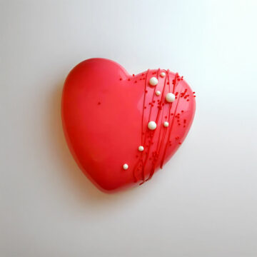 Classic Red Heart Cake